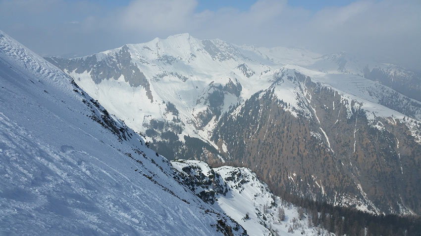 Skitour Seekarspitze Abfahrt Nordflanke