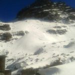 Erster Schnee am Jebel Toubkal Marokko