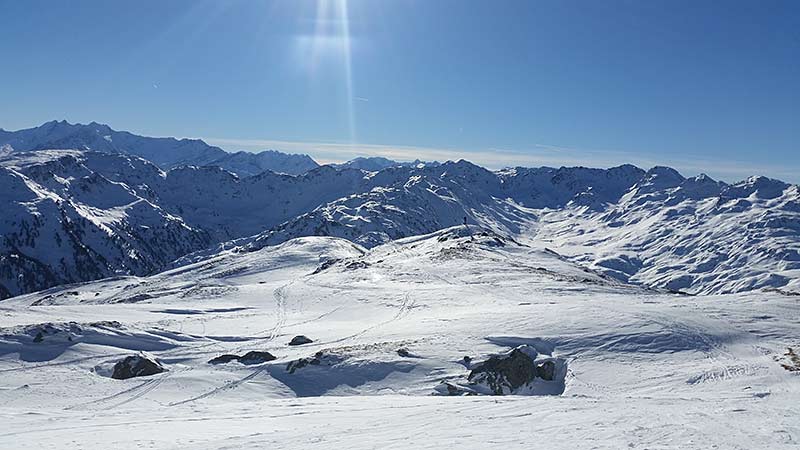 Skitour Sonnjoch - Gipfelpanorama